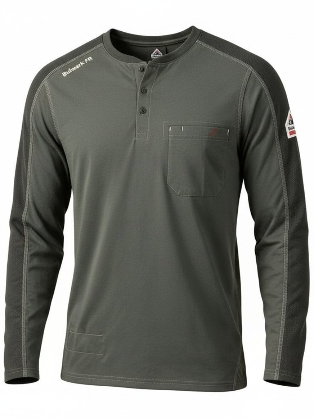 NWT Bulwark FR  Grey "Flex" Henley